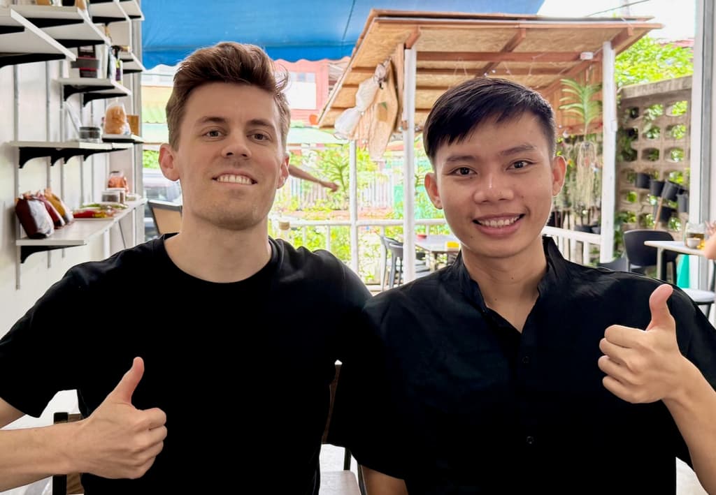 Team Photo - Ko Myo and Peter